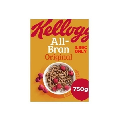 Picture of KELLOGGS ALL BRAN 750GR 3.99C